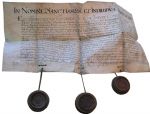 Dokument fundacji F. E. Oppersdorfa dla kaplicy Prcklów  w kościele dominikańskim z 29.09.1682 r.